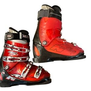 Mens Size 26.0-26.5 Nordica Ski Boots Beast 10 Red Skiing Downhill Snow Sports